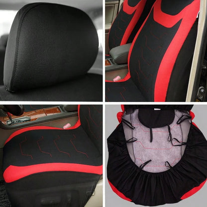 9PCS/4PCS Car Seat Covers Fashion Design Universal Fit For Car Truck SUV Airbag Auto Accessories Decoration For Women