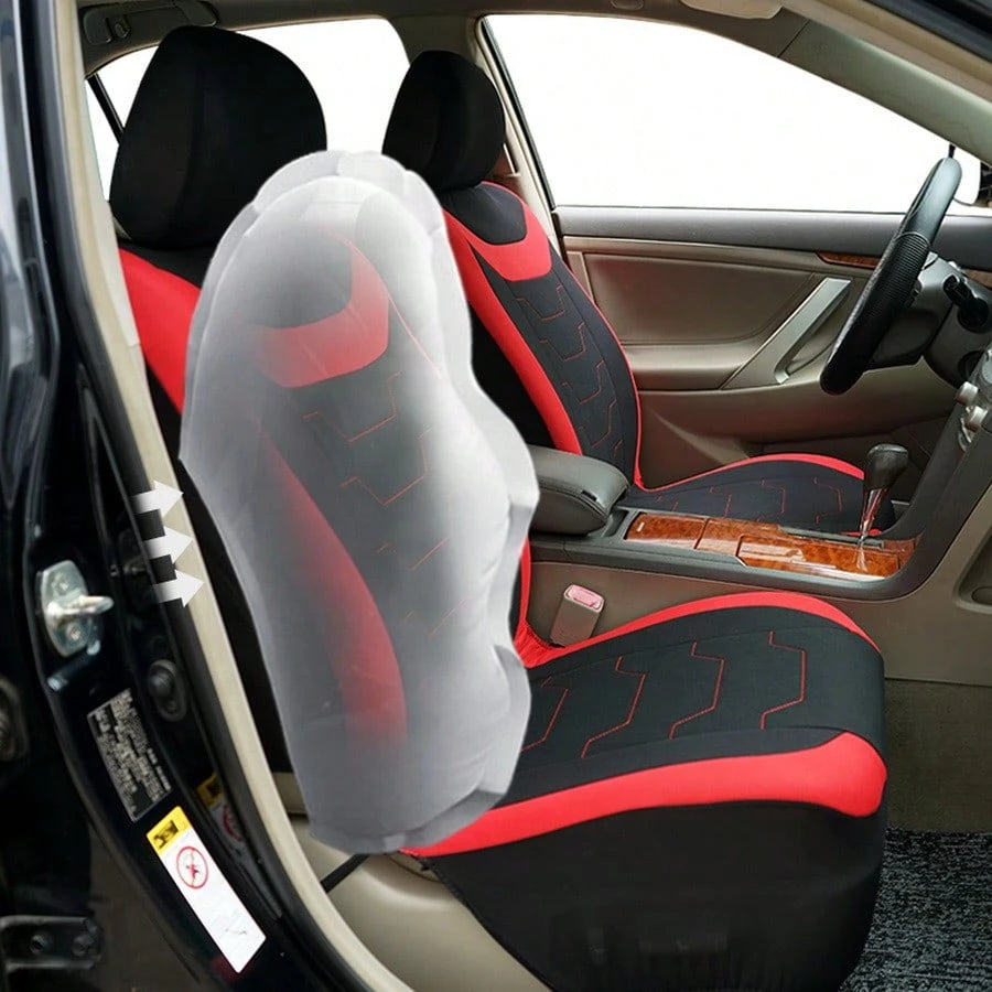 9PCS/4PCS Car Seat Covers Fashion Design Universal Fit For Car Truck SUV Airbag Auto Accessories Decoration For Women