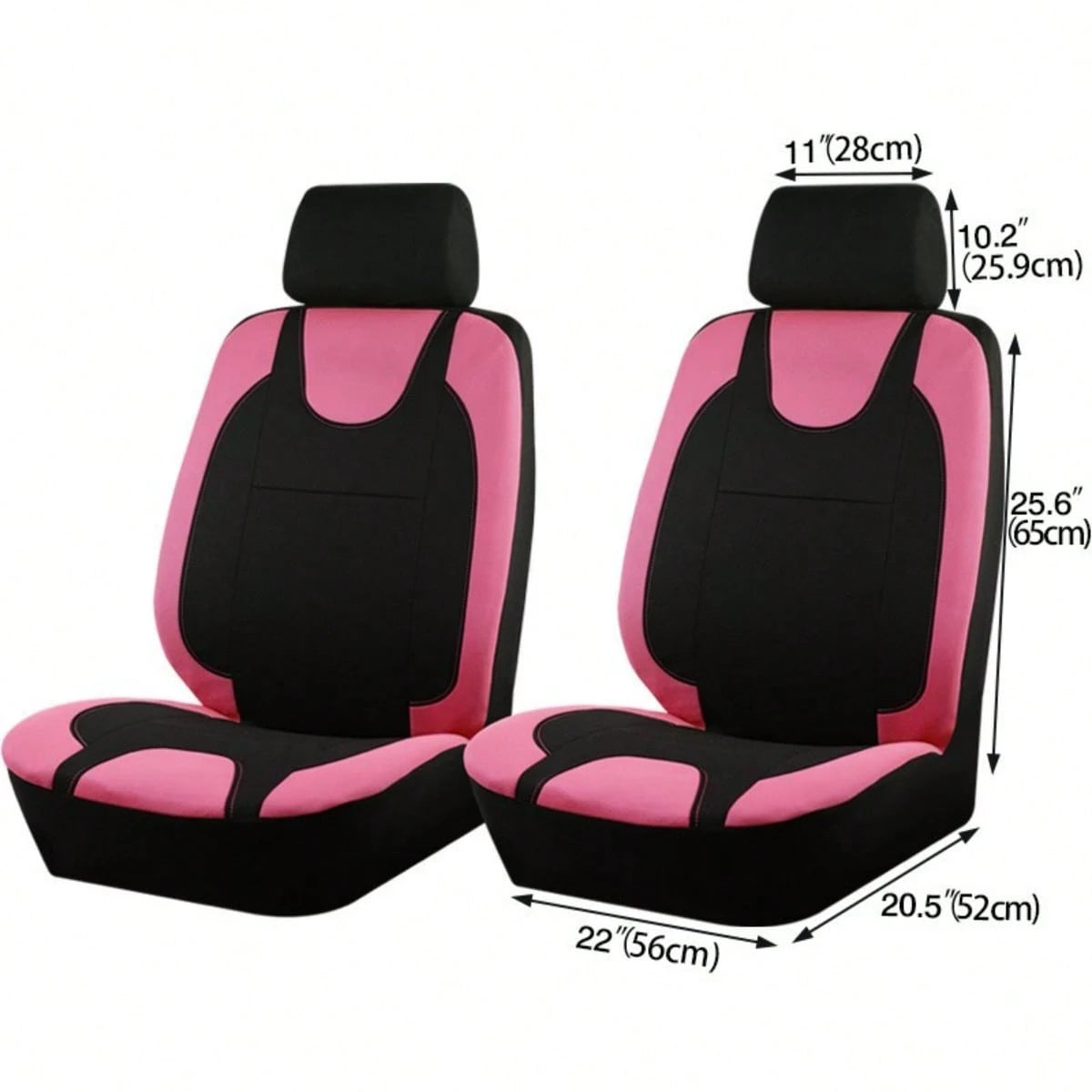 9pcs/4pcs Set Colorful Car Seat Covers, Designed For Women, Airbag Compatible, Soft Fabric And Foam Material, New Design Provides Protection