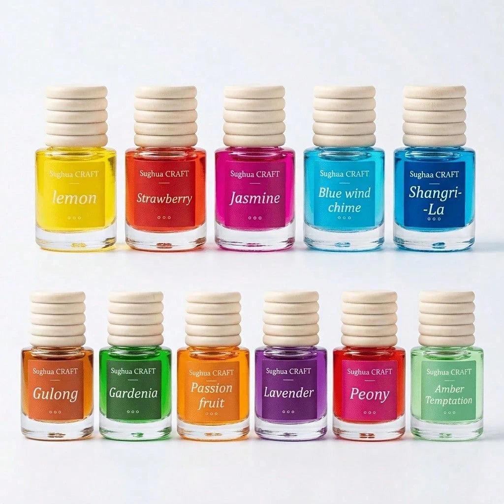 A Variety Of Scents Can Be Selected. Random 5pc Car Perfume Pendant Is Suitable For Christmas, Anniversary, Deodorization, Air Freshening, Fragrant Essential Oil, Car Necessities, Car Accessories Perf
