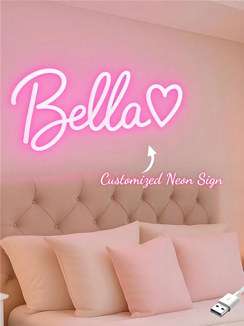 Adjustable Neon Light, USB Powered, Button Control, Suitable For Wall Decor, Party, Halloween, Thanksgiving, Christmas, Bedroom, Women, Wedding, Birthday, Game Room And More,Fairy Lights