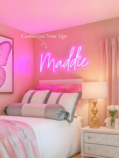 Adjustable Neon Light, USB Powered, Button Control, Suitable For Wall Decor, Party, Halloween, Thanksgiving, Christmas, Bedroom, Women, Wedding, Birthday, Game Room And More,Fairy Lights