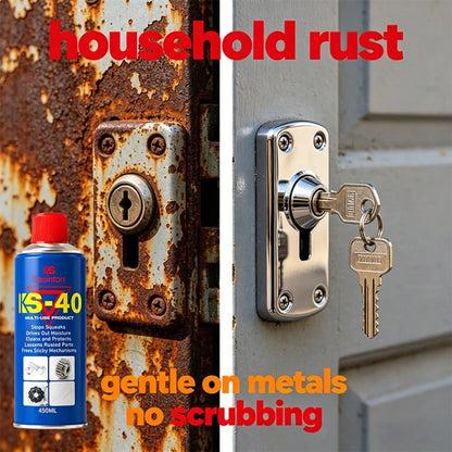 Advanced Rust Remover- Suitable For Various Rusted Items, Automotive Rust Removal, Engine Rust Converter, Automotive Parts Maintenance Cleaner, Fast Rust Removal, Rust Prevention