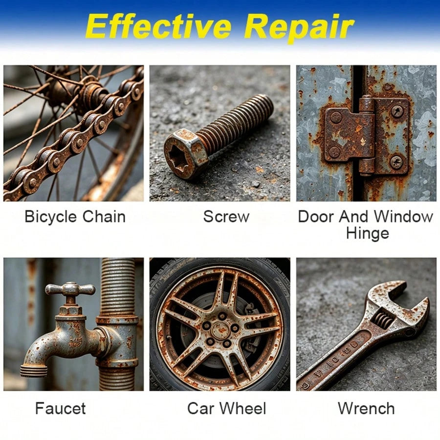 Advanced Rust Remover- Suitable For Various Rusted Items, Automotive Rust Removal, Engine Rust Converter, Automotive Parts Maintenance Cleaner, Fast Rust Removal, Rust Prevention