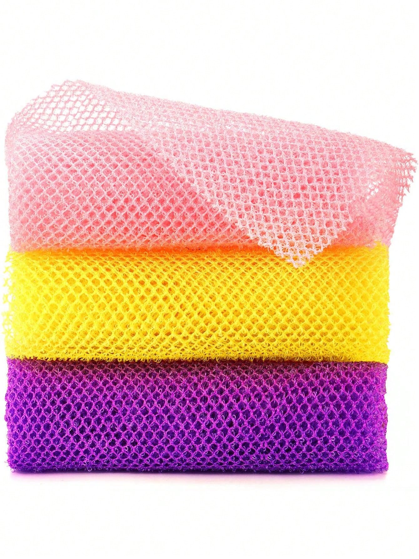 African Bath Sponge, African Mesh Long Net Bath Sponge, Exfoliating Shower, Body Wash, Back Scrub,Body Scrubber,Sponge, Smooth Skin, Body Scrubber,Very Suitable For Daily Use