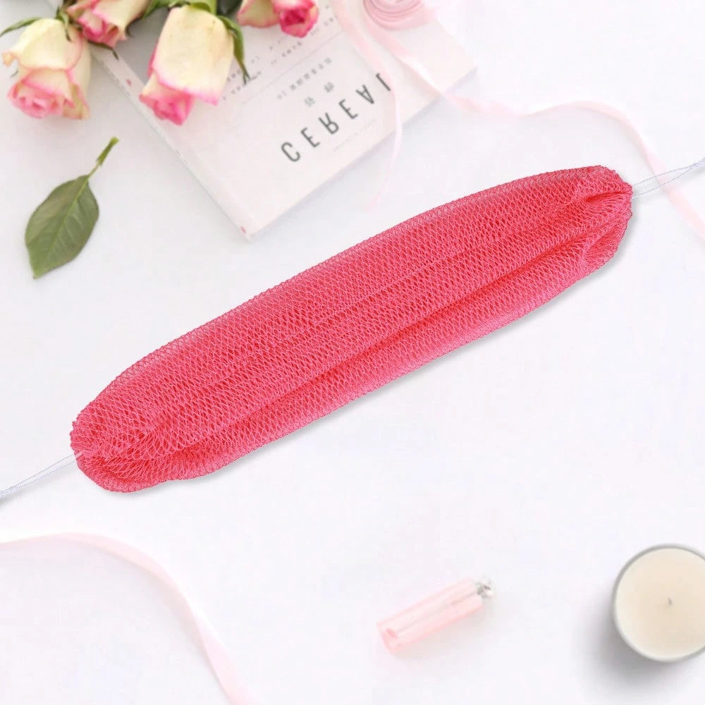 African Net Sponge, Authentic Exfoliating Bath Sponge For Deep Cleansing, Long-Lasting Body Scrub, Shower & Bath Accessories For Women & Men, Body Scrubber & Exfoliating Bath Sponge For Dead Skin Remo