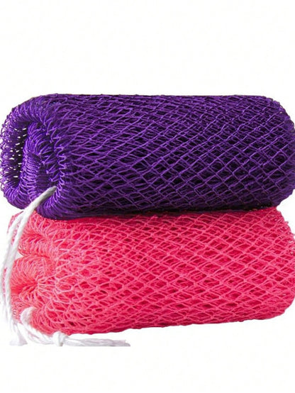 African Net Sponge, Authentic Exfoliating Bath Sponge For Deep Cleansing, Long-Lasting Body Scrub, Shower & Bath Accessories For Women & Men, Body Scrubber & Exfoliating Bath Sponge For Dead Skin Remo