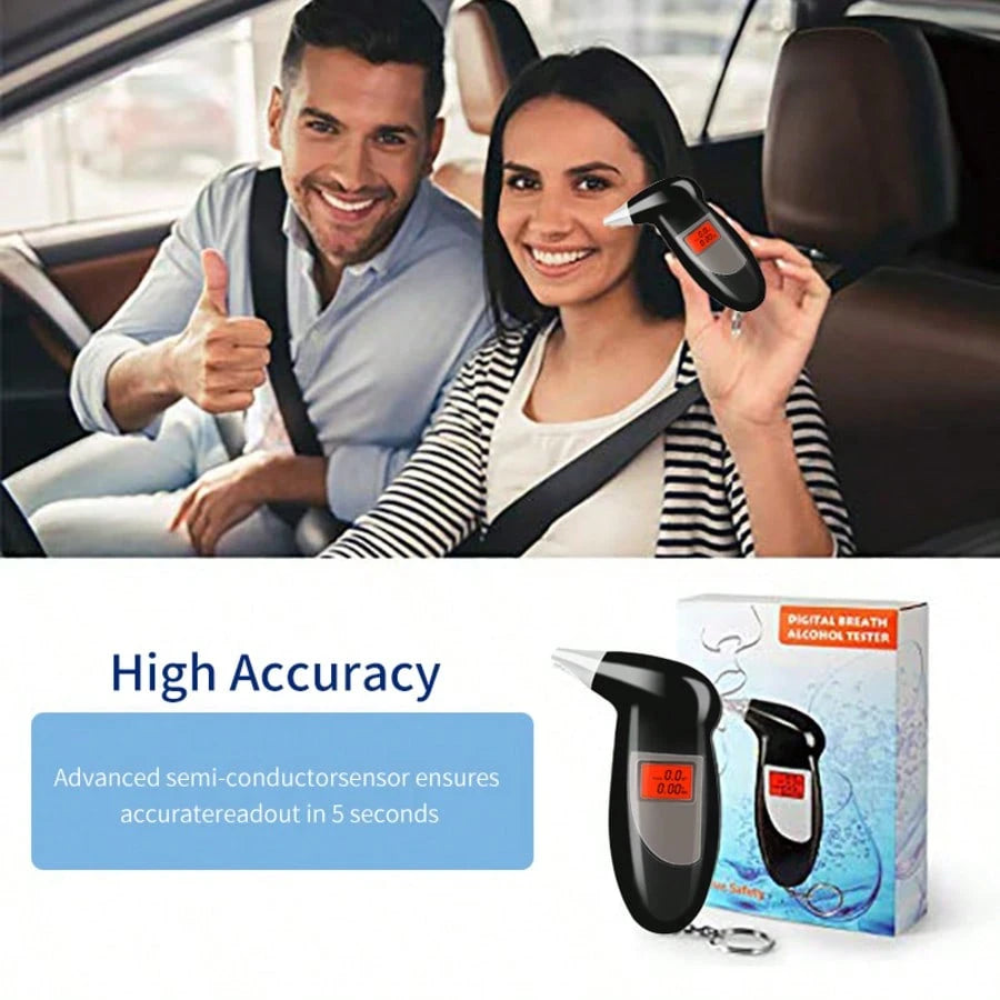 Alcohol Breathalyzer, Alcohol Tester (Shipped Without Battery)