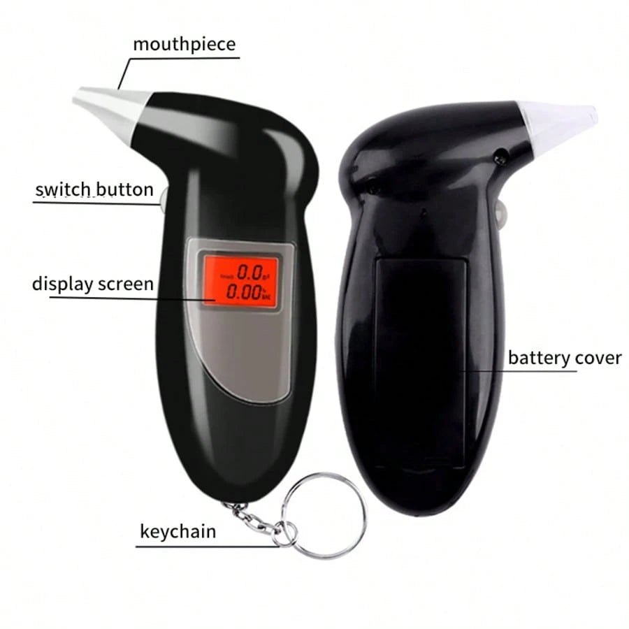 Alcohol Breathalyzer, Alcohol Tester (Shipped Without Battery)