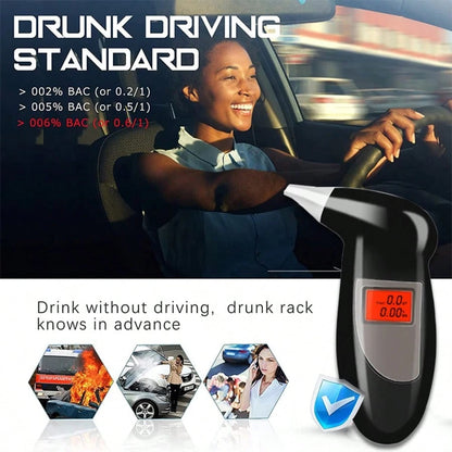 Alcohol Breathalyzer, Alcohol Tester (Shipped Without Battery)