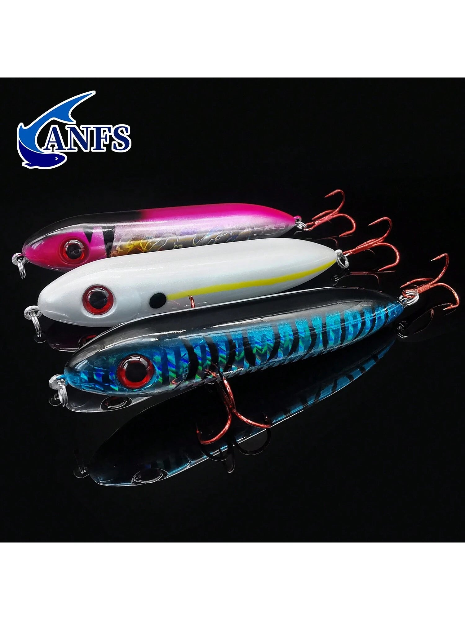 ANFS 1pc Realistic Topwater Fishing Lure-Pencil Artificial Bait For Saltwater & Freshwater Fishing Stuff
