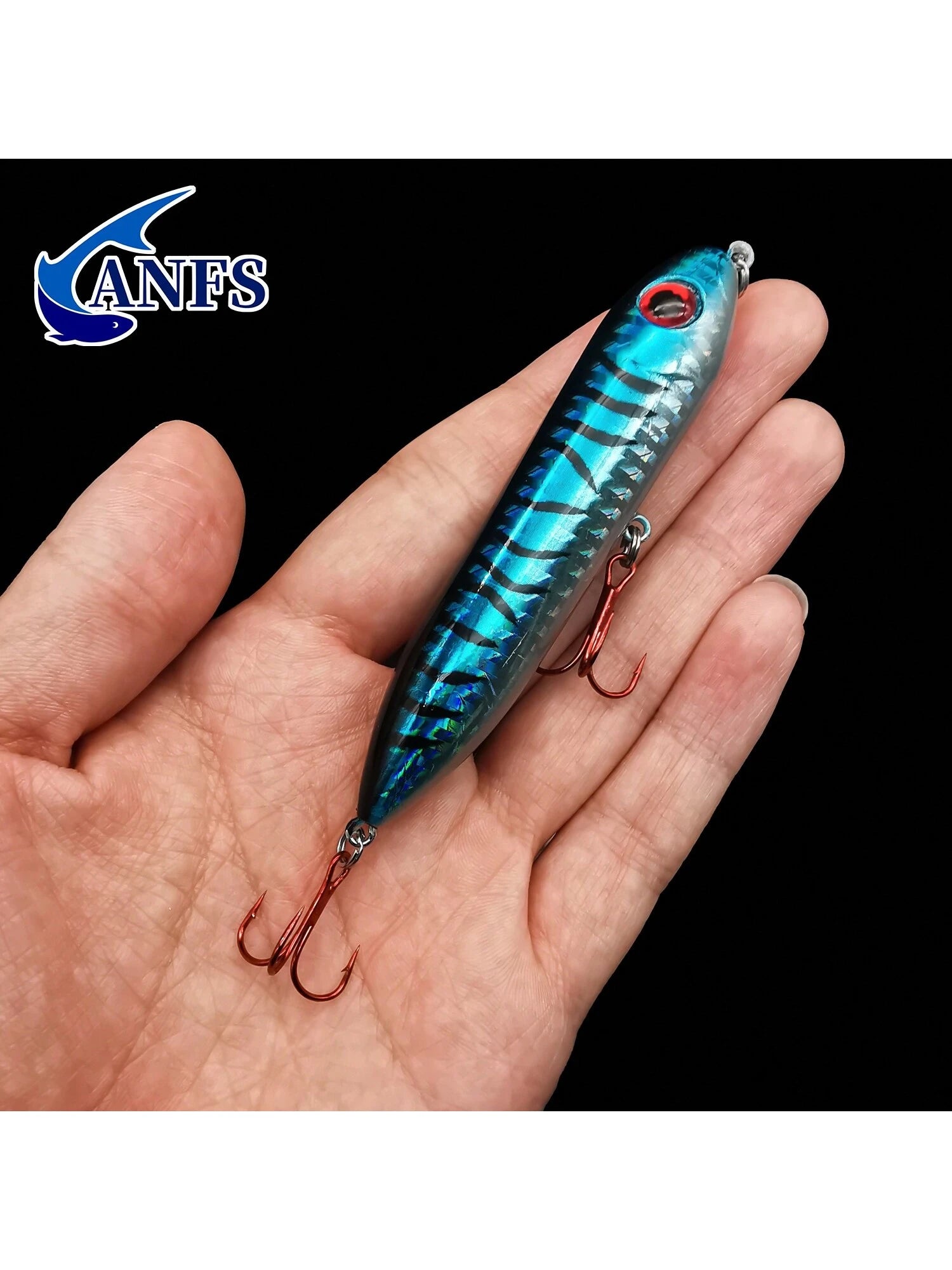 ANFS 1pc Realistic Topwater Fishing Lure-Pencil Artificial Bait For Saltwater & Freshwater Fishing Stuff