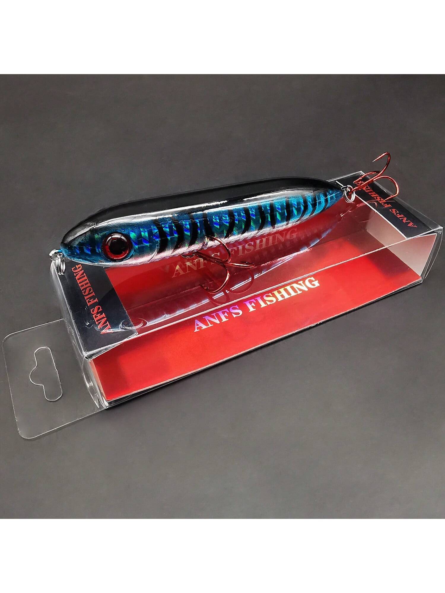 ANFS 1pc Realistic Topwater Fishing Lure-Pencil Artificial Bait For Saltwater & Freshwater Fishing Stuff