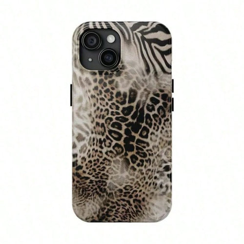 Animal Print Cheetah Zebra Tiger Phone Case, Phone Cases Phone Cover Hard Case Tough 2-Piece Phone Case