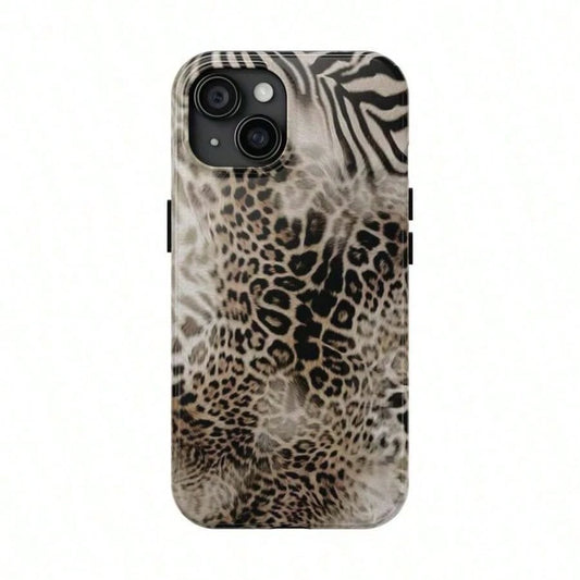 Animal Print Cheetah Zebra Tiger Phone Case, Phone Cases Phone Cover Hard Case Tough 2-Piece Phone Case