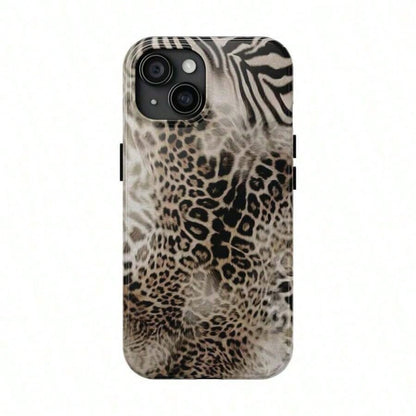 Animal Print Cheetah Zebra Tiger Phone Case, Phone Cases Phone Cover Hard Case Tough 2-Piece Phone Case
