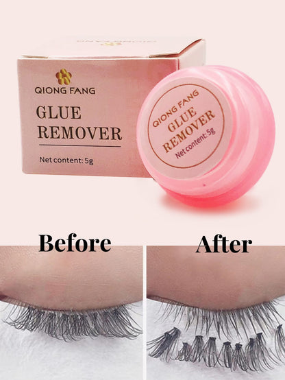 Asiteo 1pc 5g Eyelash Extension Glue Remover Non-Irritating For DIY Lash Clusters Quick Removing Grafted Eyelashes Make Up Tool Lash Glue, Eyelash Glue