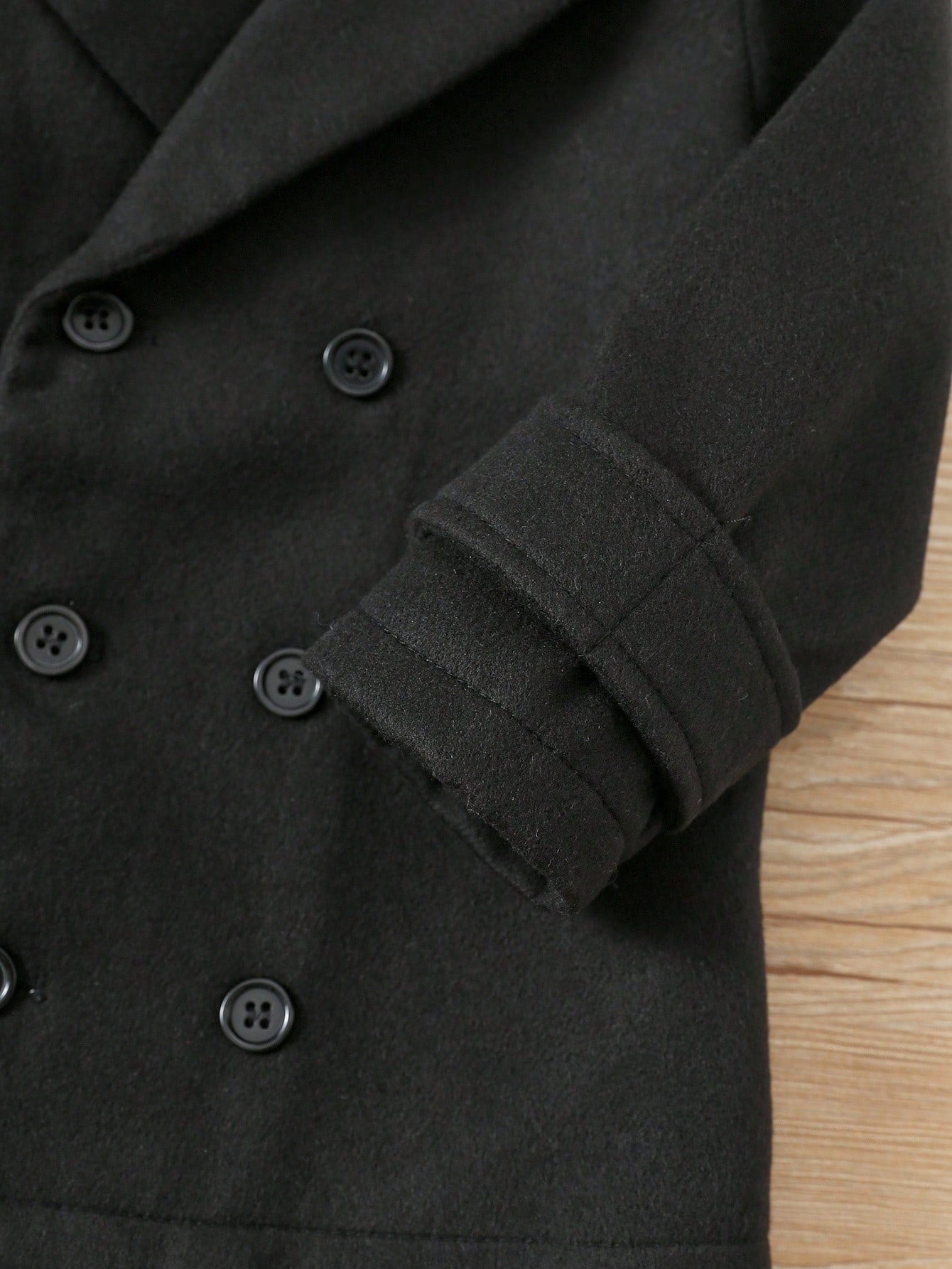Baby Boy Classic Double-Breasted,Dark Green,Winter,Modest,Birthday,Warm Thermal Lined Casual Outerwear For Daily,Party,Photography,Holidays Autumn