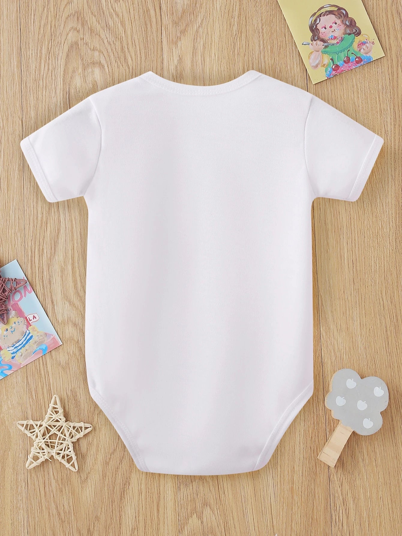 Baby Boy Slogan Graphic Popper Bodysuit