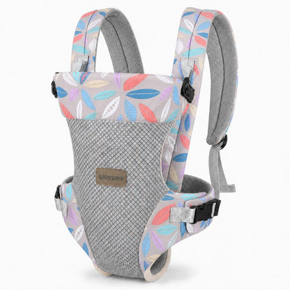 Baby Carrier For Infants And Toddlers, 4-In-1 Ergonomic Front And Back Baby Carrier, Breathable Mesh With Padded Shoulder StrapsFoldable Head Support