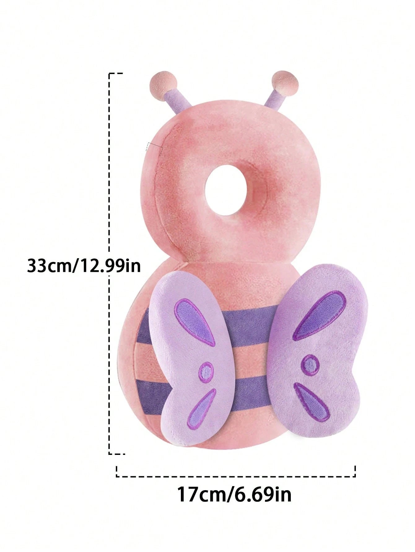 Baby Head Protector Cushion Backpack For Walking & Crawling,Christmas Elements Baby Walkers Protective Toddler Adjustable Baby Head Protection Safety Pad Backpack Wear For Crawling,Christmas