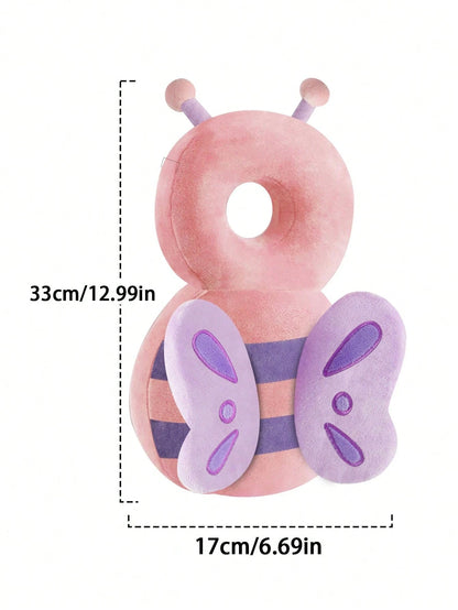 Baby Head Protector Cushion Backpack For Walking & Crawling,Christmas Elements Baby Walkers Protective Toddler Adjustable Baby Head Protection Safety Pad Backpack Wear For Crawling,Christmas