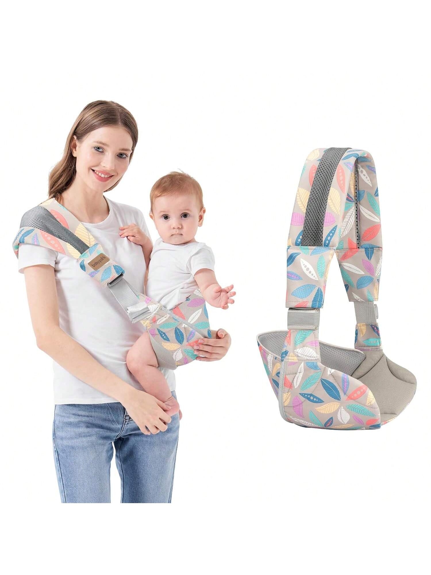 Baby Sling Carrier, Child Compact Hipseat One-Shoulder Carrier Portable Lightweight Baby Carrier Sling Hip Newborn To Toddler For Infants Carrying Up To 35 Lbs