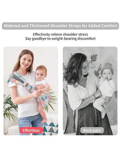Baby Sling Carrier, Child Compact Hipseat One-Shoulder Carrier Portable Lightweight Baby Carrier Sling Hip Newborn To Toddler For Infants Carrying Up To 35 Lbs