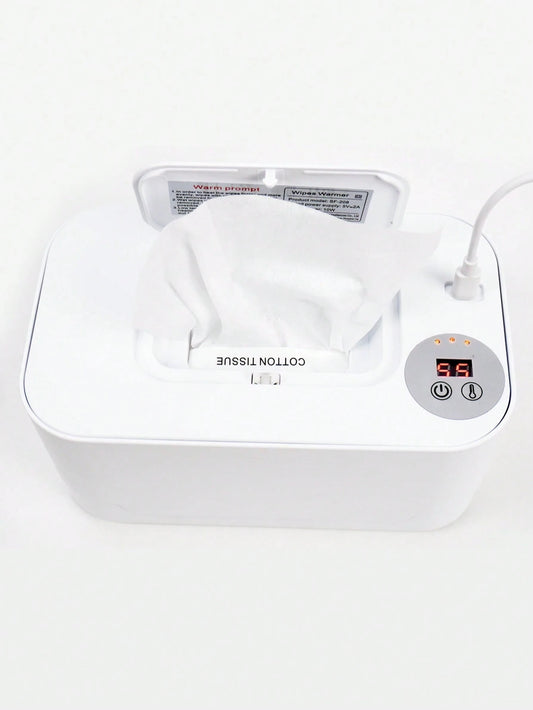 Baby Wet Wipes Warmer, Portable Heated Wipe Dispenser, Moisturizing Constant Temperature Warmer For Wet Tissue