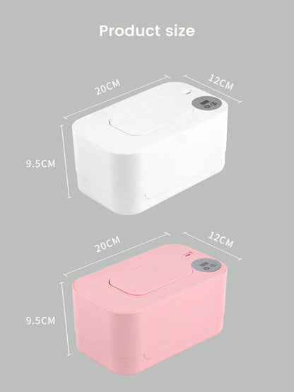 Baby Wet Wipes Warmer, Portable Heated Wipe Dispenser, Moisturizing Constant Temperature Warmer For Wet Tissue