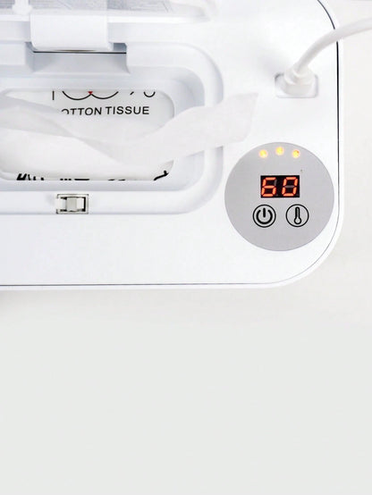 Baby Wet Wipes Warmer, Portable Heated Wipe Dispenser, Moisturizing Constant Temperature Warmer For Wet Tissue