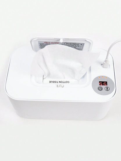 Baby Wet Wipes Warmer, Portable Heated Wipe Dispenser, Moisturizing Constant Temperature Warmer For Wet Tissue