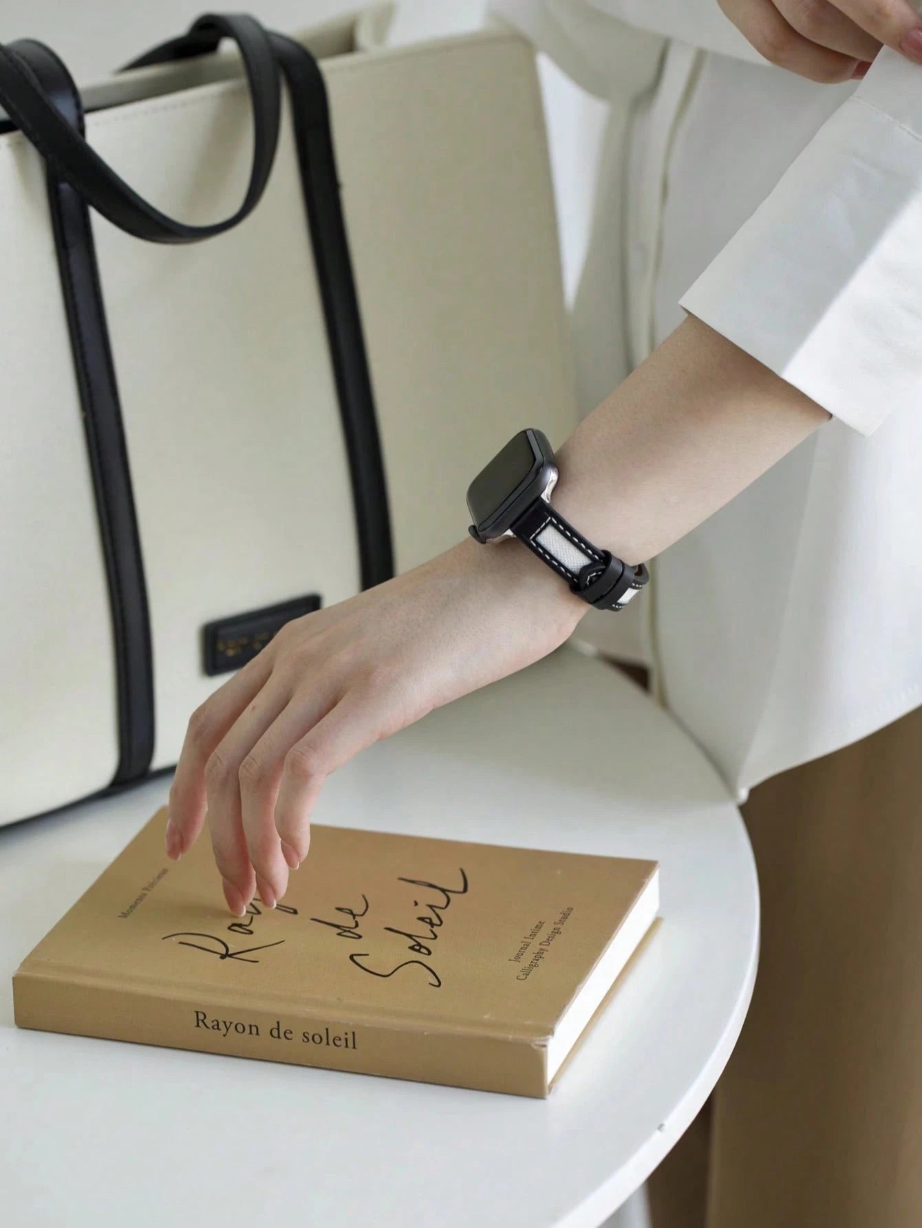 Band, Minimalist & Fashionable Canvas Strap, Compatible With Apple Watch Series 1/2/3/4/5/6/7/8/9/10/SE/Ultra, Metal Buckle Quick Release Design, Fits 38mm 40mm 41mm 42mm 44mm 45mm 49mm, Business Casu