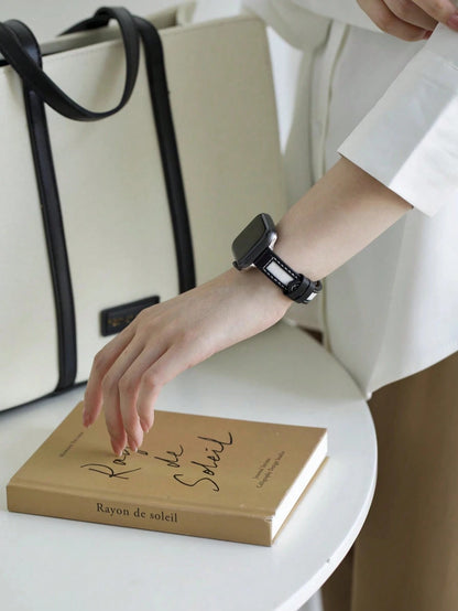 Band, Minimalist & Fashionable Canvas Strap, Compatible With Apple Watch Series 1/2/3/4/5/6/7/8/9/10/SE/Ultra, Metal Buckle Quick Release Design, Fits 38mm 40mm 41mm 42mm 44mm 45mm 49mm, Business Casu