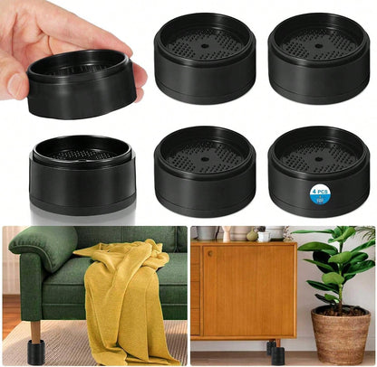 Bed Risers 1 Inch, 2 Inch, 3 Inch, 4 Inch Heavy Duty, Adjustable Furniture Riser For Table Desk Couch Sofa Chair Refrigerator Washing Machine
