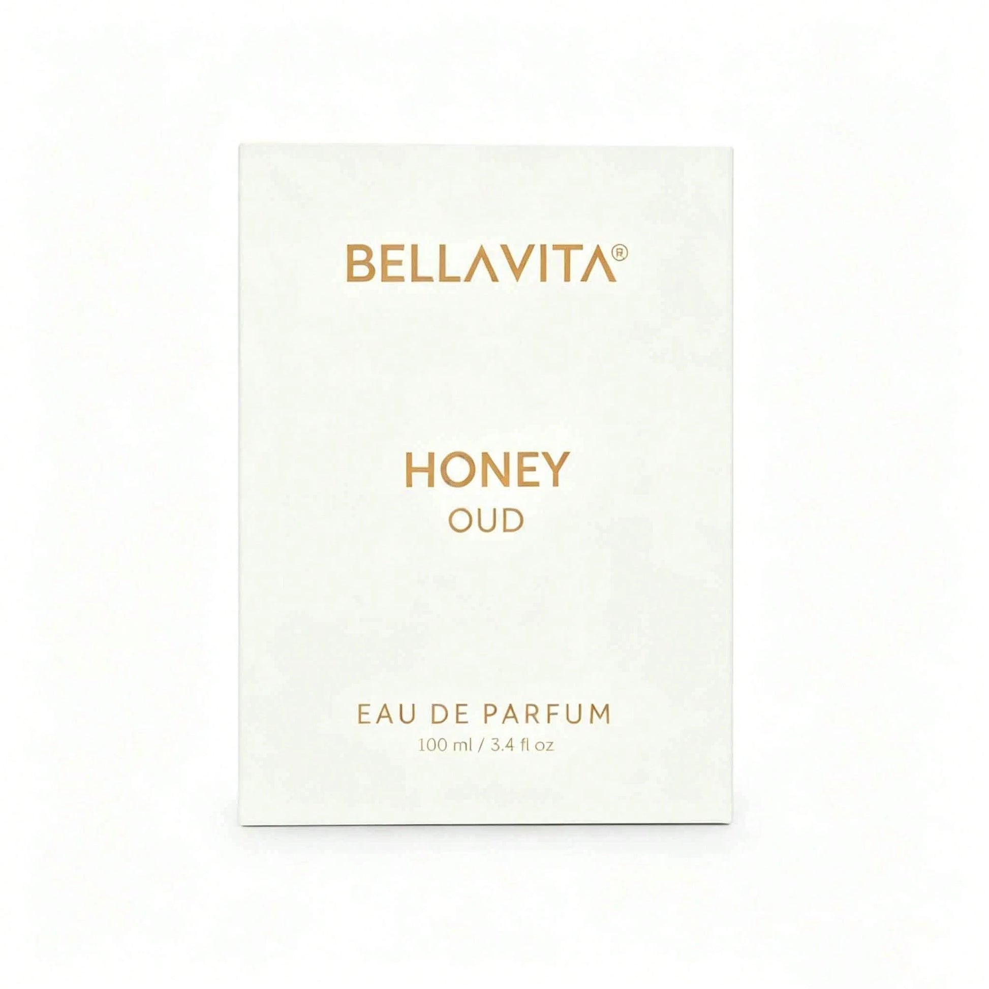 Bellavita Honey OUD Unisex Perfume Spray (3.4 Oz.)| Vanilla And Bergamot Notes, Lasting Arabian Fragrance, Floral Fragrance And Spicy Vegetable Gum Honey Fragrance