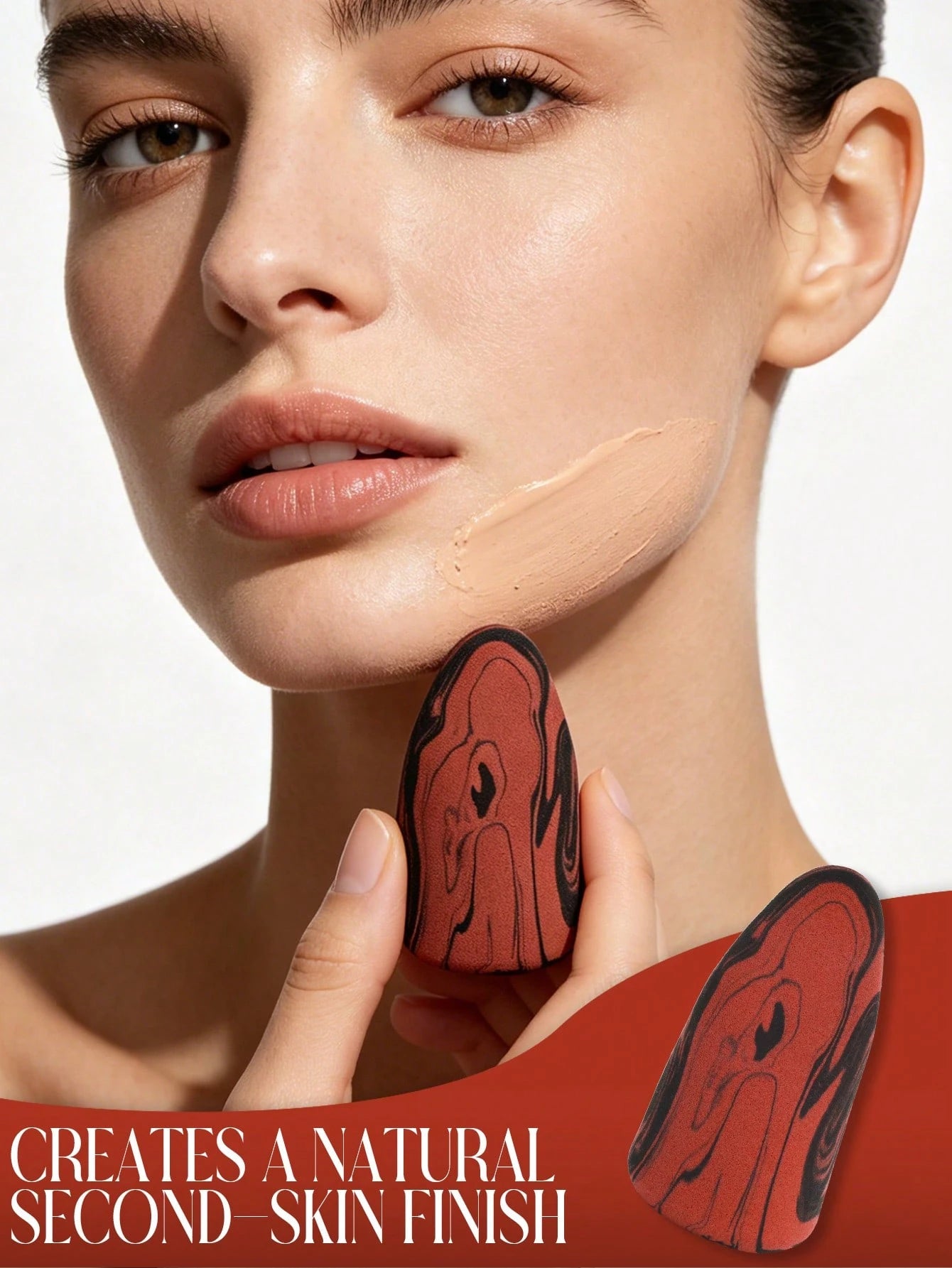Black Red Rocket Head Beauty Sponge 2/4/6/8/12/20Pcs Non Latex Hydrophilic PU Makeup Sponge Blender, Soft Beauty Sponges For Foundation BB Cream Concealer Liquid Makeup