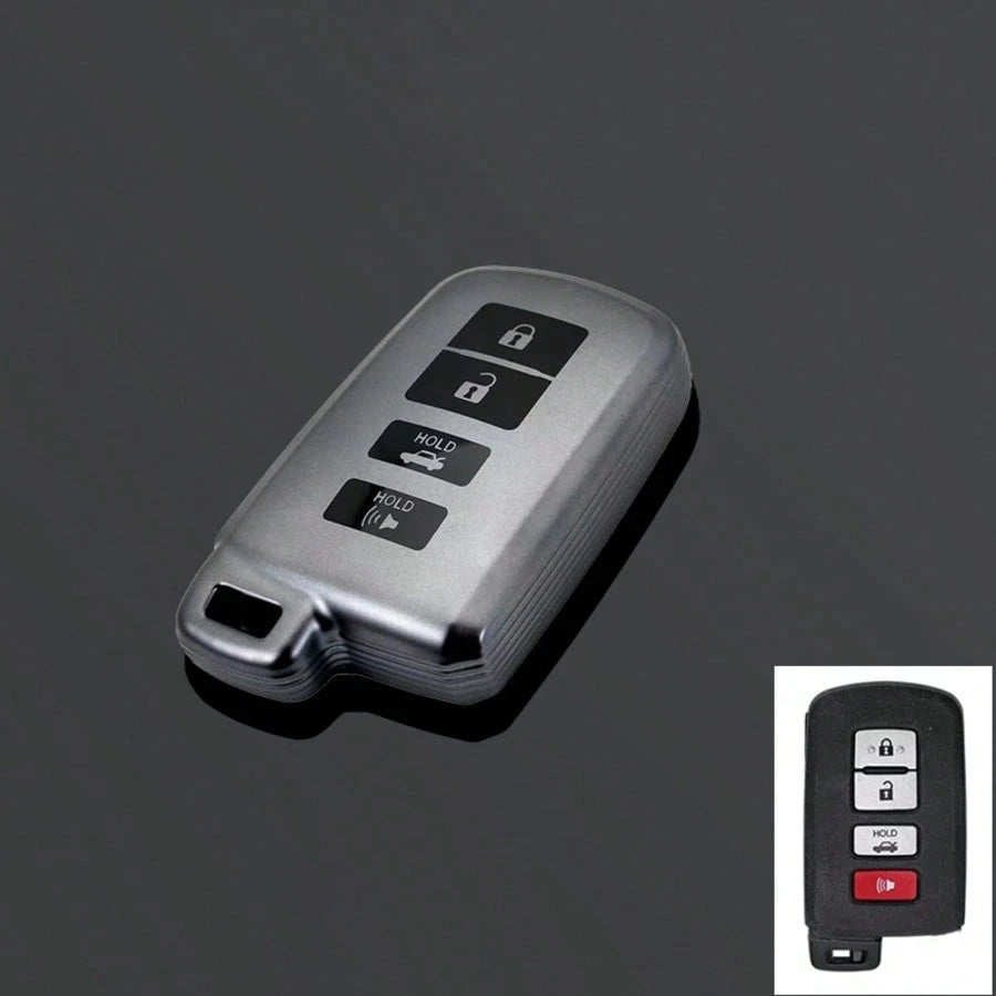 Black Warrior Style TPU Car Key Case Cover For Camry Corolla RAV4 Highlander Avalon 2015- 2017 For 2 3 4 Buttons