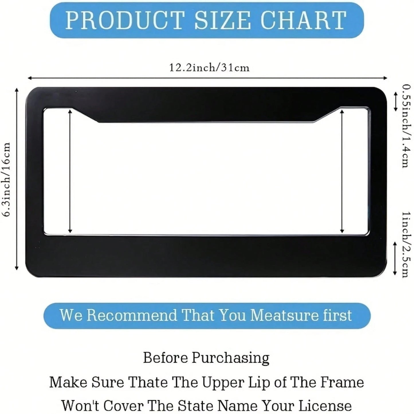 Blessing License Plate Frame With Jesus And Bible Verse- Heavy Duty Aluminum Christian Car Accessory License Plate Holder(12.3.3) With Screws And Caps- Unisex Religious Vehicle Decoration, License Pla