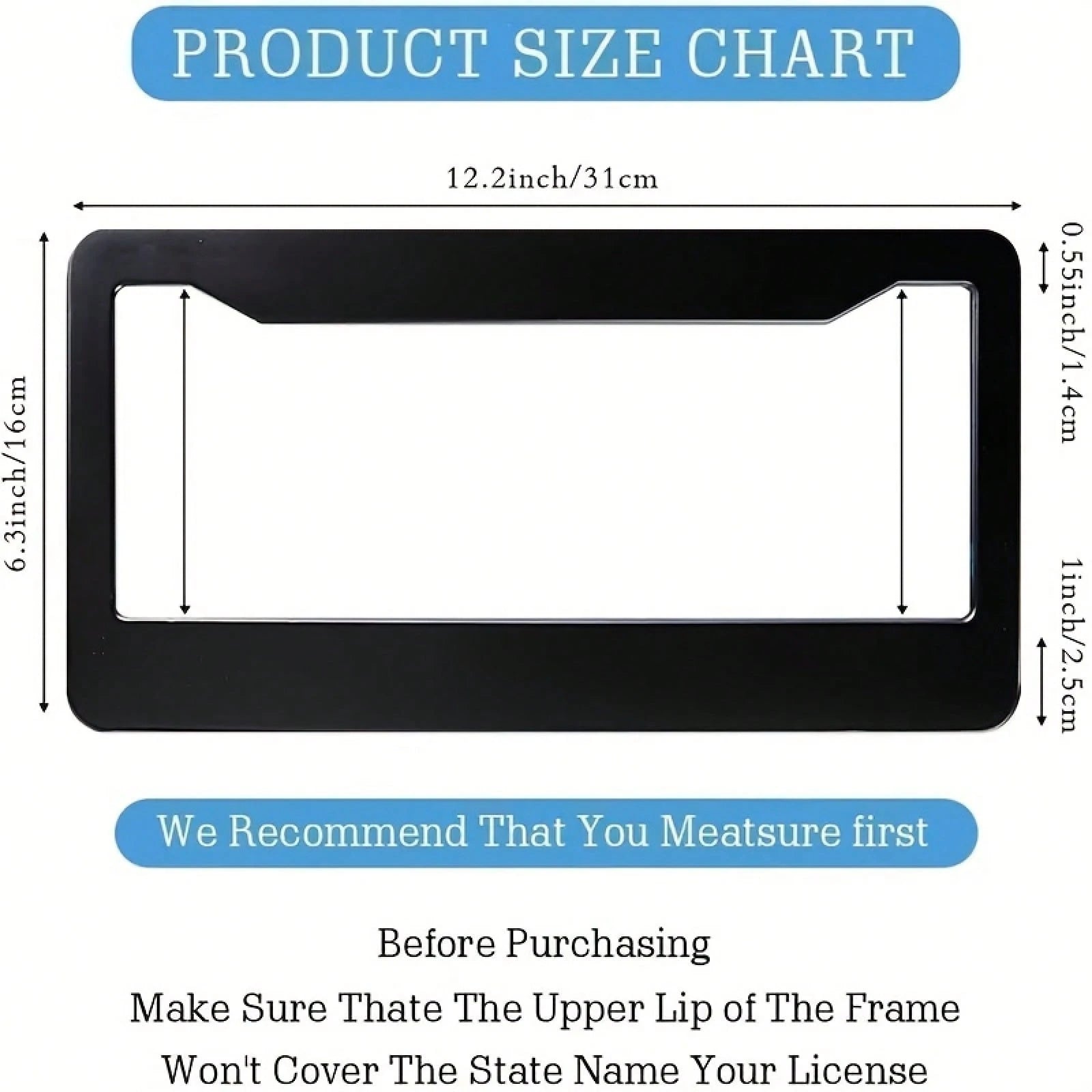Blessing License Plate Frame With Jesus And Bible Verse- Heavy Duty Aluminum Christian Car Accessory License Plate Holder(12.3.3) With Screws And Caps- Unisex Religious Vehicle Decoration, License Pla