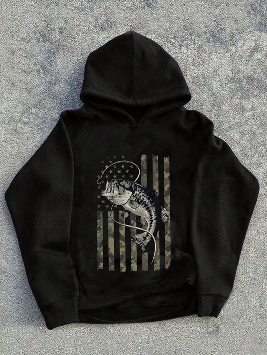 Boys' Hoodies Casual Printed Loose Sweatshirts Children's Clothing