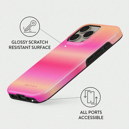 BURGA SPF 100- 16 Pro Max Case- Cute, Aesthetic, Designer Pattern, 17pro Phone Cover, Hard Shell Protection- Fits Apple 11 12 13 14 15 16 17 And S21 22 23 24 25 26 Case For Women And Men