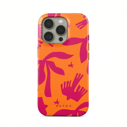 BURGA SPF 100- 16 Pro Max Case- Cute, Aesthetic, Designer Pattern, 17pro Phone Cover, Hard Shell Protection- Fits Apple 11 12 13 14 15 16 17 And S21 22 23 24 25 26 Case For Women And Men
