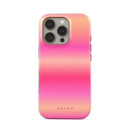 BURGA SPF 100- 16 Pro Max Case- Cute, Aesthetic, Designer Pattern, 17pro Phone Cover, Hard Shell Protection- Fits Apple 11 12 13 14 15 16 17 And S21 22 23 24 25 26 Case For Women And Men