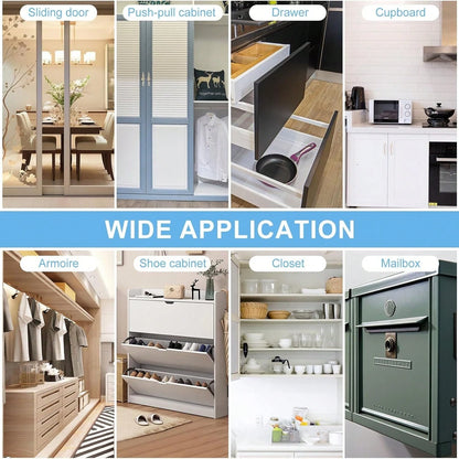 Cabinet Door Magnetic Catch Magnet 1/2/3/4/5/6/7/8/9pcs Ultra-Thin Door Magnetic Catch Cabinet Magnet Door Closer Double Magnet Drawer Wardrobe Magnetic Closing Hardware For Furniture Cabinet Doors