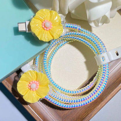 Cable Protector, Anti-Breakage Charging Cable Sleeve, Suitable For IPhone 12-15/16, Type-C & Lightning Data Cable Protector