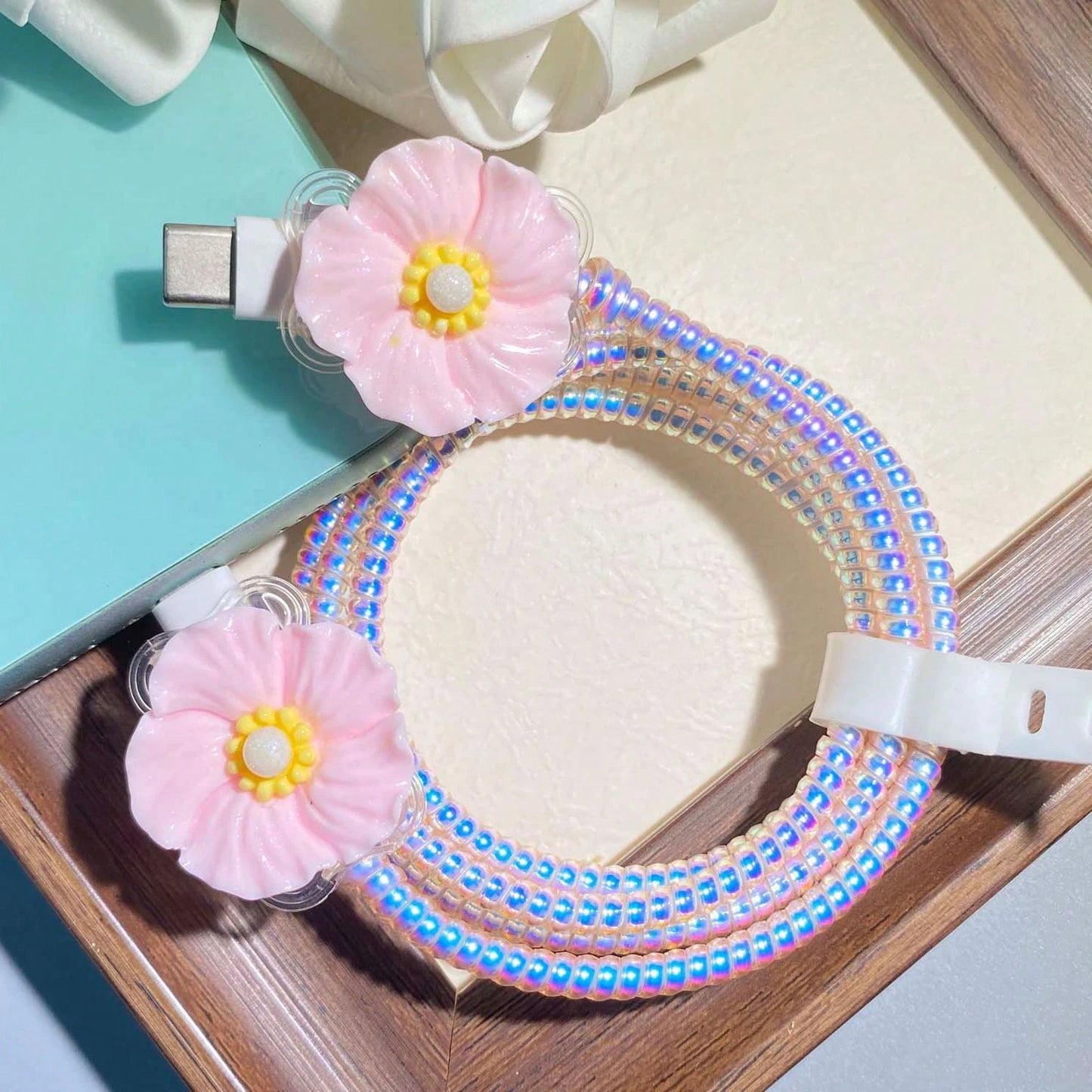 Cable Protector, Anti-Breakage Charging Cable Sleeve, Suitable For IPhone 12-15/16, Type-C & Lightning Data Cable Protector