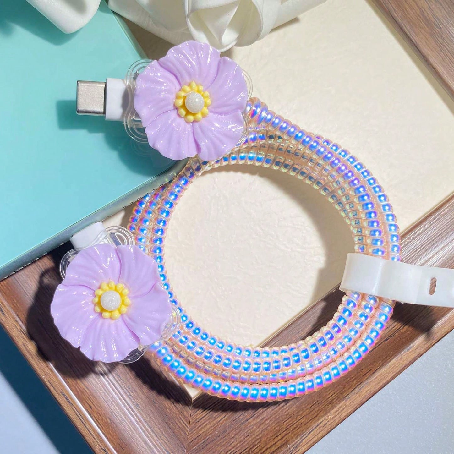 Cable Protector, Anti-Breakage Charging Cable Sleeve, Suitable For IPhone 12-15/16, Type-C & Lightning Data Cable Protector