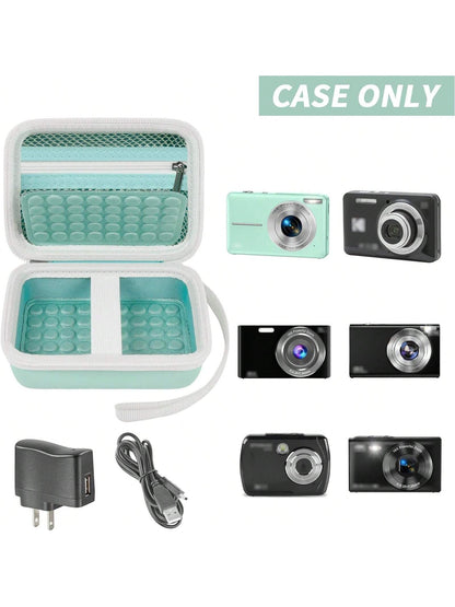 Camera Case Compatible With Yifecial/For EROOLU/For VAHOIALD/ For Ko-Dak Pixpro/For Ca-Non PowerShot ELPH 180 190 Digital Cameras For Travel- Box Only