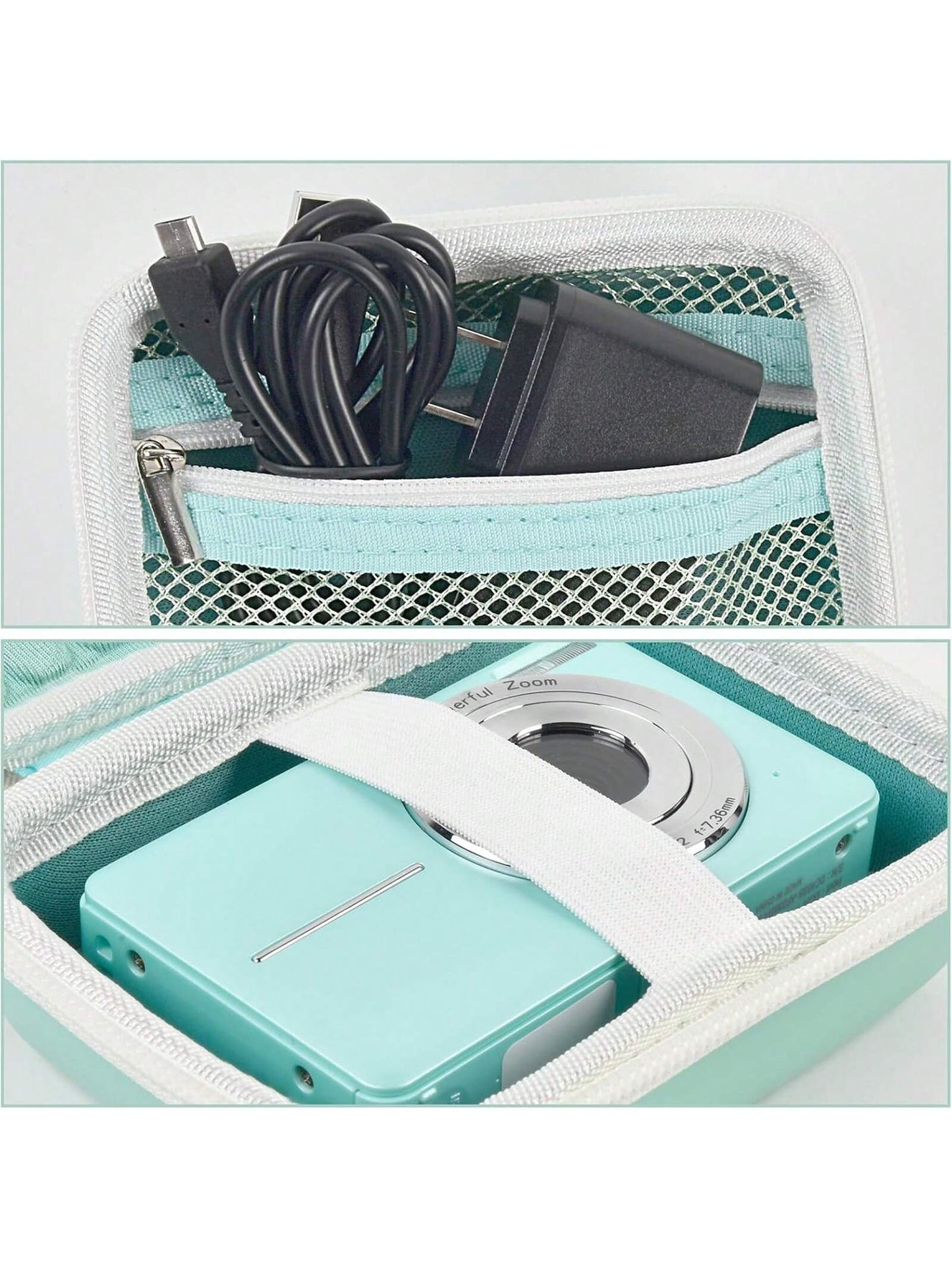 Camera Case Compatible With Yifecial/For EROOLU/For VAHOIALD/ For Ko-Dak Pixpro/For Ca-Non PowerShot ELPH 180 190 Digital Cameras For Travel- Box Only